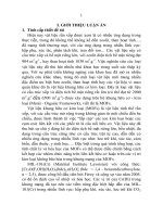 Nghiên cứu tổng hợp vật liệu MIL 101(cr) biến tính bằng oxit sắt và ứng dụng tt