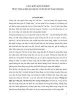 SÁNG KIẾN KINH NGHIỆM  Nâng cao hiệu quả công tác VĂN THƯ LƯU  trong trường học