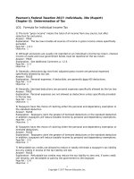 TEST BANK FEDERAL TAXATION 2017 COMPREHENSIVE 30TH EDITION POPE chapter 2 