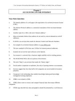 TEST BANK CORE CONCEPTS OF ACCOUNTING INFORMATION SYSTEMS 13TH EDITION SIMKIN ch02 