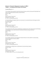 TEST BANK HORNGRENS FINANCIAL AND MANAGERIAL ACCOUNTING 5TH EDITION MILLER NOBLES chapter 1 