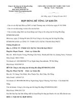 Hợp đồng bê tông áp khuôn công ty tnhh xây dựng thanh đại phát  