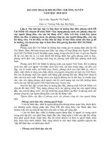 Bài thu hoạch bồi dưỡng thường xuyên năm học 2018 2019