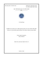 Nghiên cứu chế tạo và tính chất quang của các nano tinh thể bán dẫn cdtese và curcumin, định hướng ứng dụng trong quang điện tom tat 