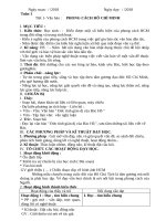 Giáo án ngữ văn 9 HK 1 theo phương pháp mới