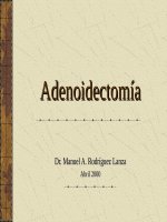adenoiidec  xài có các HÌNH ẢNH PHẪU THUẬT