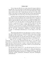 Phân lập và tuyển chọn vi khuẩn lactic có khả năng kháng vi sinh vật gây bội nhiễm mụn trứng cá do sử dụng sản phẩm chứa corticoid
