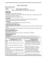 Giáo án địa lí 9 soạn theo ĐHPTNLHS