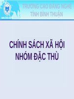 Bai2 CHÍNH SÁCH XÃ HỘI VỚI GIÁO DỤC ĐÀO TẠO