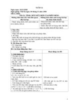 giáo án tổng hợp lớp 4 TUAN 11