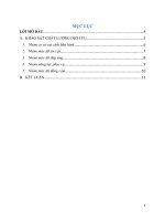 TIỂU LUẬN MARKETING DỊCH VỤ