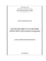 Lời nói giới thiệu và tự giới thiệu trong tiếng việt (có liên hệ với tiếng anh) (1) 
