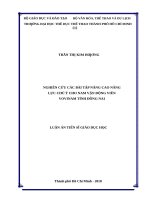 Nghiên cứu các bài tập nâng cao năng lực chú ý cho nam vận động viên vovinam tỉnh đồng nai FILE WORD 