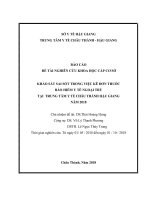 Khảo sát sai sót trong việc kê đơn thuốc BHYT ngoại trú tại trung tâm y tế châu thành hậu giang năm 2018