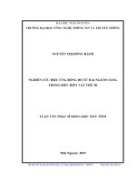 Nghiên cứu hiệu ứng bóng đổ từ hai nguồn sáng trong biểu diễn vật thể 3d 