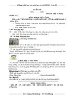 GA buổi 2  lớp 3 tuần 10