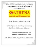 Nghiên cứu và sử dụng các chức năng BackTrack để kiểm tra an ninh mạng