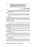SỬ DỤNG vải địa kỹ THUẬT và lưới địa kỹ THUẬT TRONG GIA cố đất và ổn ĐỊNH nền MÓNG USING GEOTEXTILE FABRIC AND GEOTEXTILE NET IN SOIL IMPROVEMENT AND FOUNDATIONS STABILITY 