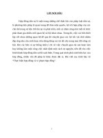 Thực hiện hợp đồng và Vi phạm hợp đồng