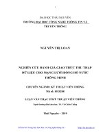 Nghiên cứu đánh giá giao thức thu thập dữ liệu cho mạng lưới đồng hồ nước thông minh 