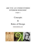Part 1 concepts and rules of design