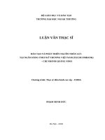 ĐÀO tạo và PHÁT TRIỂN NGUỒN NHÂN lực tại NGÂN HÀNG TMCP kỹ THƯƠNG VIỆT NAM – CHI NHÁNH QUẢNG NINH 