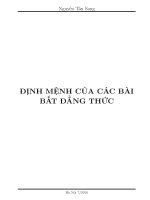 ÔN THI ĐẠI HỌC MÔN TOÁN BẤT ĐẲNG THỨC