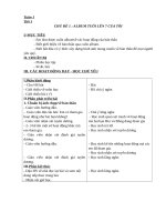 Giáo án trải nghiệm sáng tạo lớp 2 