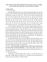 Skkn một số hoạt động trải nghiệm sáng tạo nhằm nâng cao hiệu quả dạy học hóa học lớp 11 trung học phổ thông 