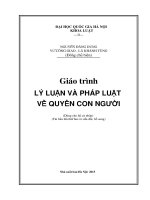 giáo trình lý luận và pháp luật về quyền con người