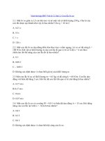 Giải bài tập SBT vật lý 12 bài 2