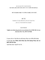 Đánh giá khả năng dự báo mưa cho TPHCM bằng WRF