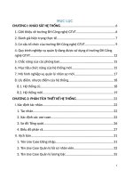 PTTKHT  Quản Lý Giảng Viên Trường Đại Học