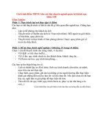 THNN1 cho các lớp chuyên ngành quản trị khách sạn