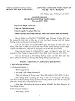 bài thu hoạch bồi dưỡng thường xuyên tiểu học cán bộ quản lý