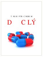 TRẮC NGHIỆM dược lý TỔNG hợp (có đáp án)