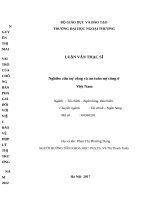 Nghiên cứu nợ công và an toàn nợ công của việt nam 