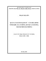 Quản lý di tích lịch sử   văn hóa đình vĩnh khê, xã an đồng, huyện an dương, thành phố hải phòng 