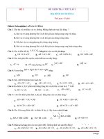 10 Đề Kiểm Tra 1 Tiết Chương Vectơ Có Đáp Án 2019