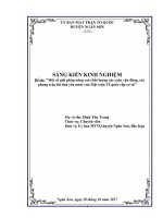 SANG KIEN KN Một số giải pháp nâng cao chất lượng các cuộc vận động, các phong trào thi đua yêu nước của Mặt trận Tổ quốc cấp cơ sở”