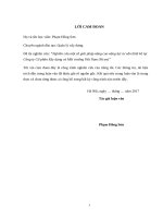 Nghiên cứu một số giải pháp nâng cao năng lực tư vấn thiết kế tại công ty cổ phần xây dựng và môi trường việt nam (vicen) 