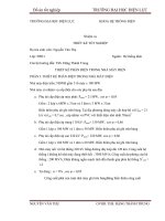 Đồ án Hệ thống điện  nguyen van thu