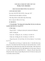 BÁO cáo GIẢI PHÁP CÔNG tác QUẢN xây dựng môi trường tiếng việt cho trẻ mầm non tại phân hiệu buôn drai vùng DTTS 