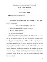 Hướng dẫn học sinh thiết kế và khai thác báo tường lịch sử 