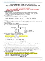 Thực hành thí nghiệm mới hóa học 2022