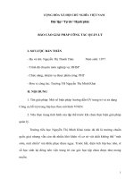 Một số biện pháp  hướng dẫn GV trang trí và sử dụng công cụ hỗ trợ trong lớp học theo mô hình VNEN  