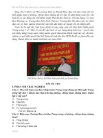 Bài Dự Thi: TÌM HIỂU PHÁP LUẬT PHÒNG CHỐNG THAM NHŨNG