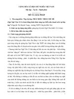 Dạy bài học phát biểu theo chủ đề (SGK ngữ văn 12 cơ bản) bằng hình thức sáng tạo diễn đàn thanh niên tại lớp học 