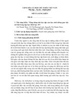 skkn tăng hứng thú học tập của học sinh thông qua việc lồng ghép các hiện tượng tự nhiên vào trong giảng dạy hóa học 