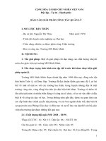 BÁO cáo GIẢI PHÁP CÔNG tác QUẢN lý một số giải pháp chỉ đạo nâng cao chất lượng chuyên môn cho giáo viên tại trư
